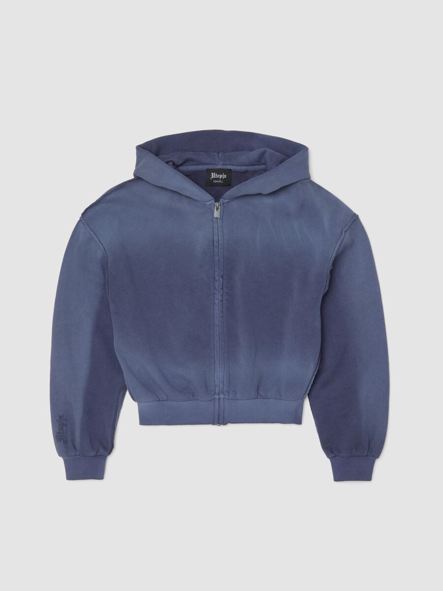 Sunfaded Hoodie mit durchgehendem Rei&szlig;verschluss &bdquo;Twilight&ldquo;_1