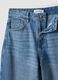 Blue pure-cotton skater-fit jeans with rhinestones_2