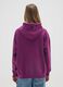 Sweat-shirt en m&eacute;lange de coton violet coupe regular_2