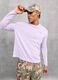 Pastel Lilac Knit Long-Sleeve T-Shirt_2