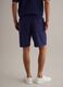 Blue cotton-blend Bermuda shorts_2