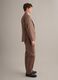 Brauner Slim-Fit-Blazer aus reinem Leinen_3