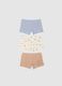 Tripack of multicolour cotton blend regular fit baby boxer shorts_0