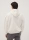 White cotton-blend hoodie with Chicago Bulls print_3