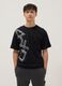 Schwarzes Jungen-T-Shirt aus 100 % Baumwolle mit PlayStation-Logo, Relaxed Fit_0