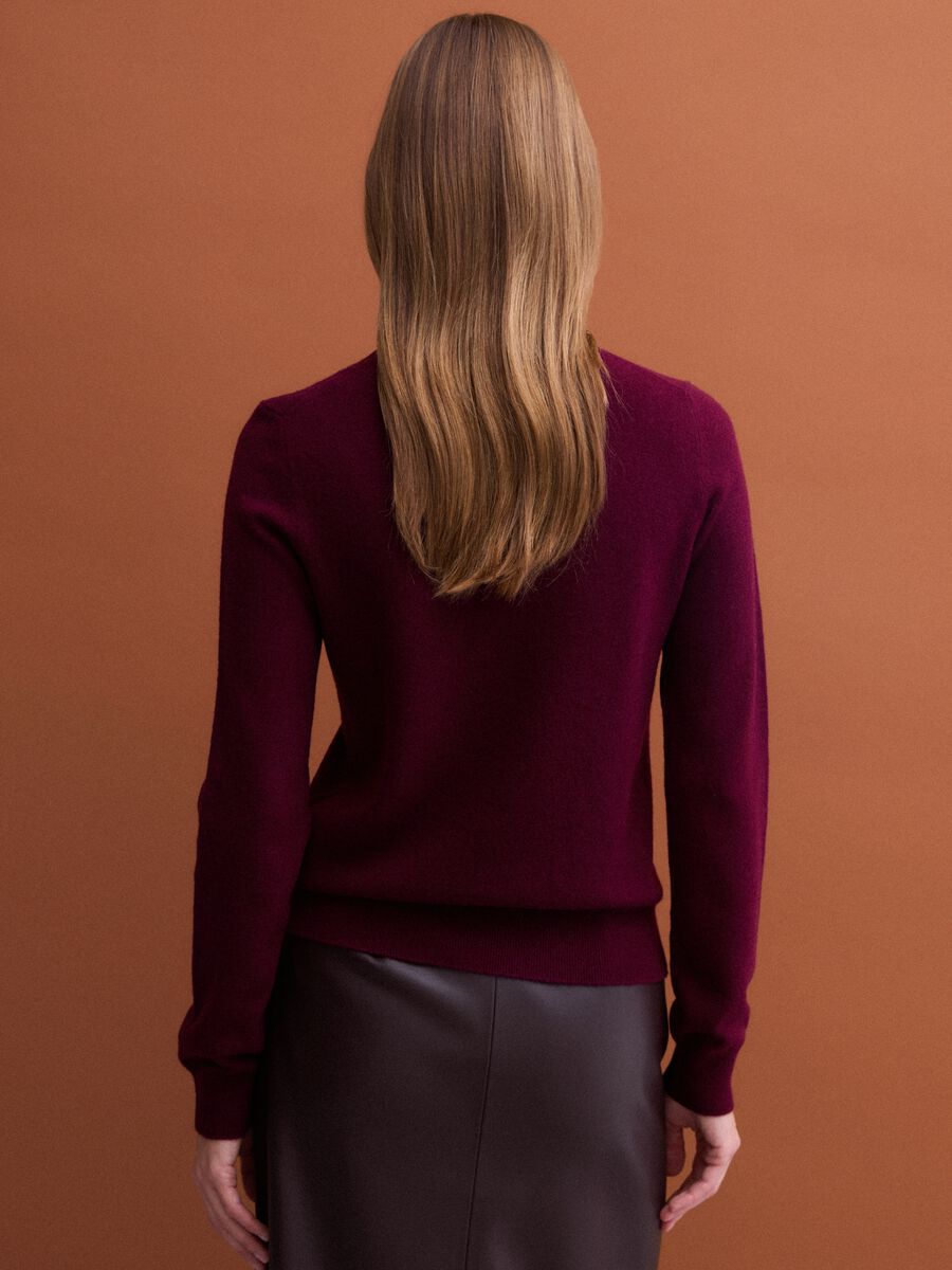 Red pure wool crew-neck jumper_3