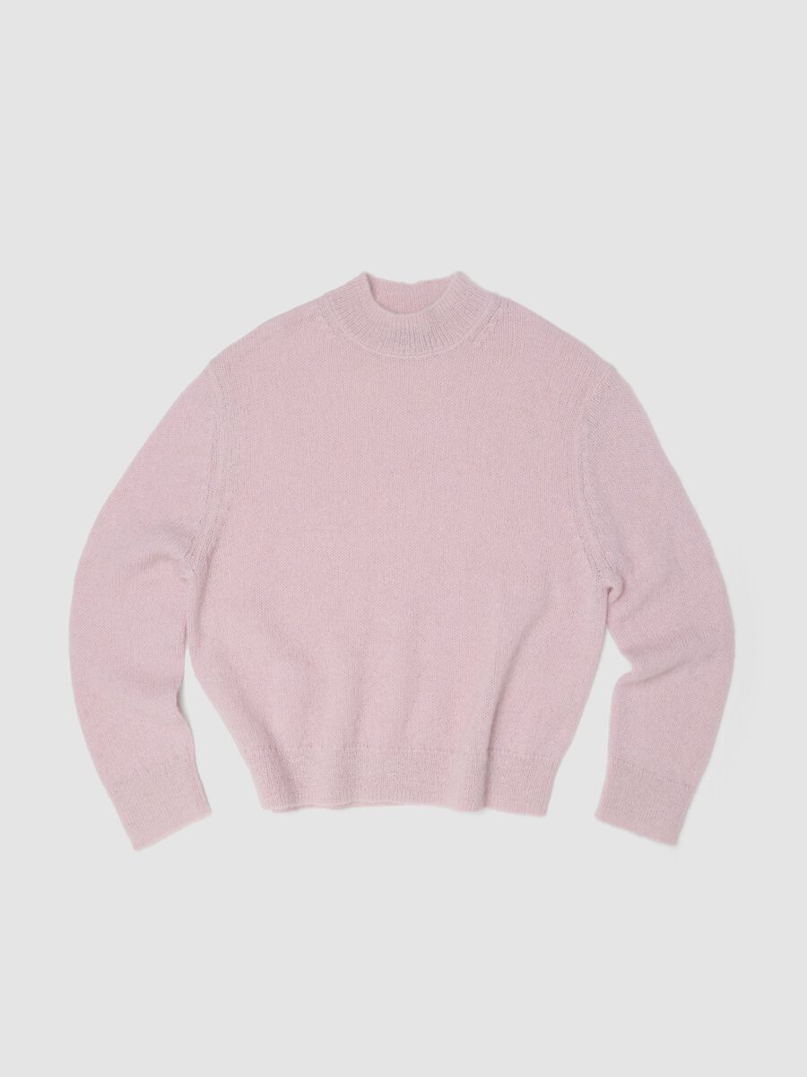 Mohair Crew Neck Light Pink_0