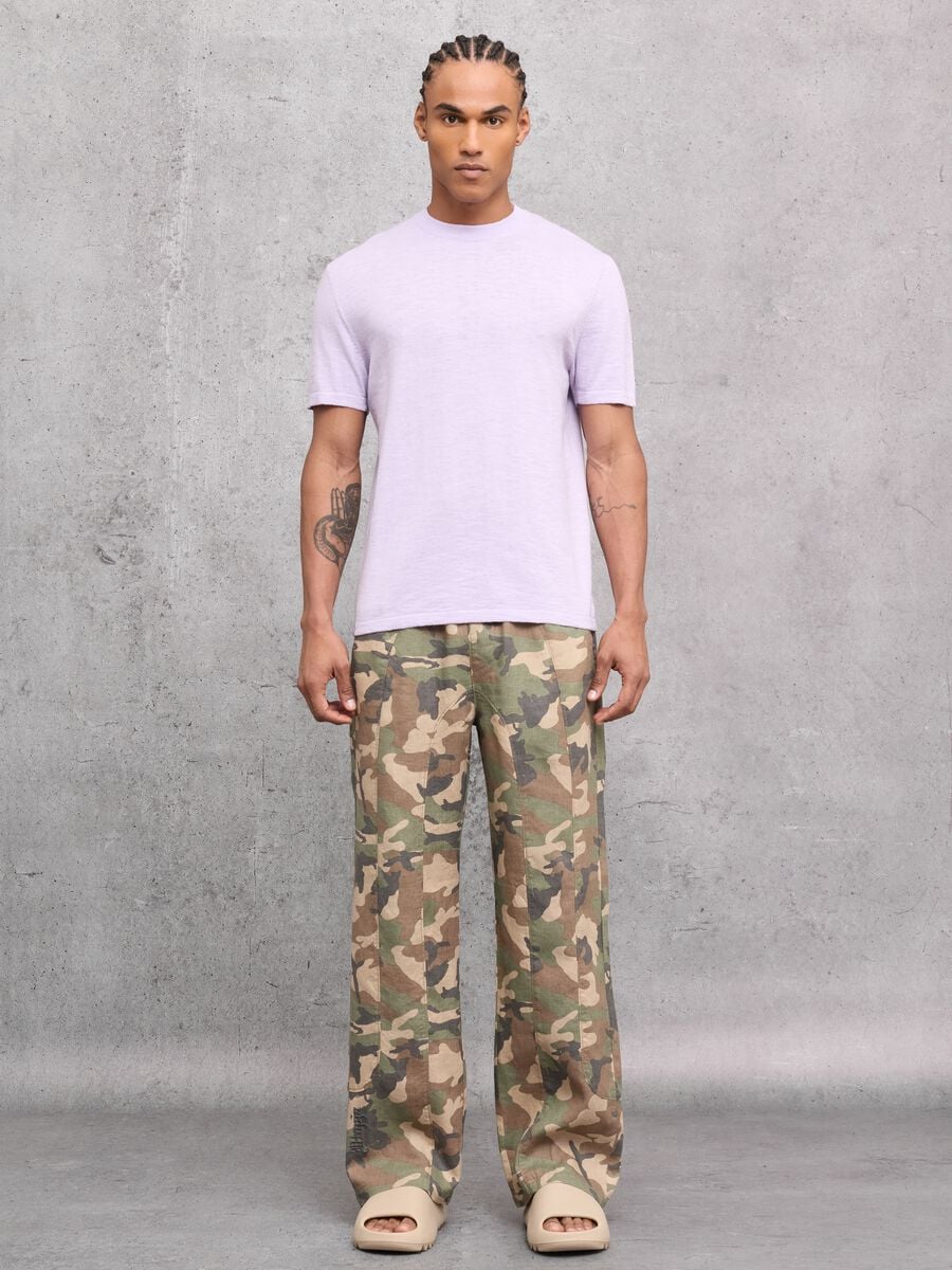 Pastel Lilac Knit T-Shirt_3