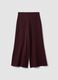 Purple wide-leg chino trousers in stretch viscose_6