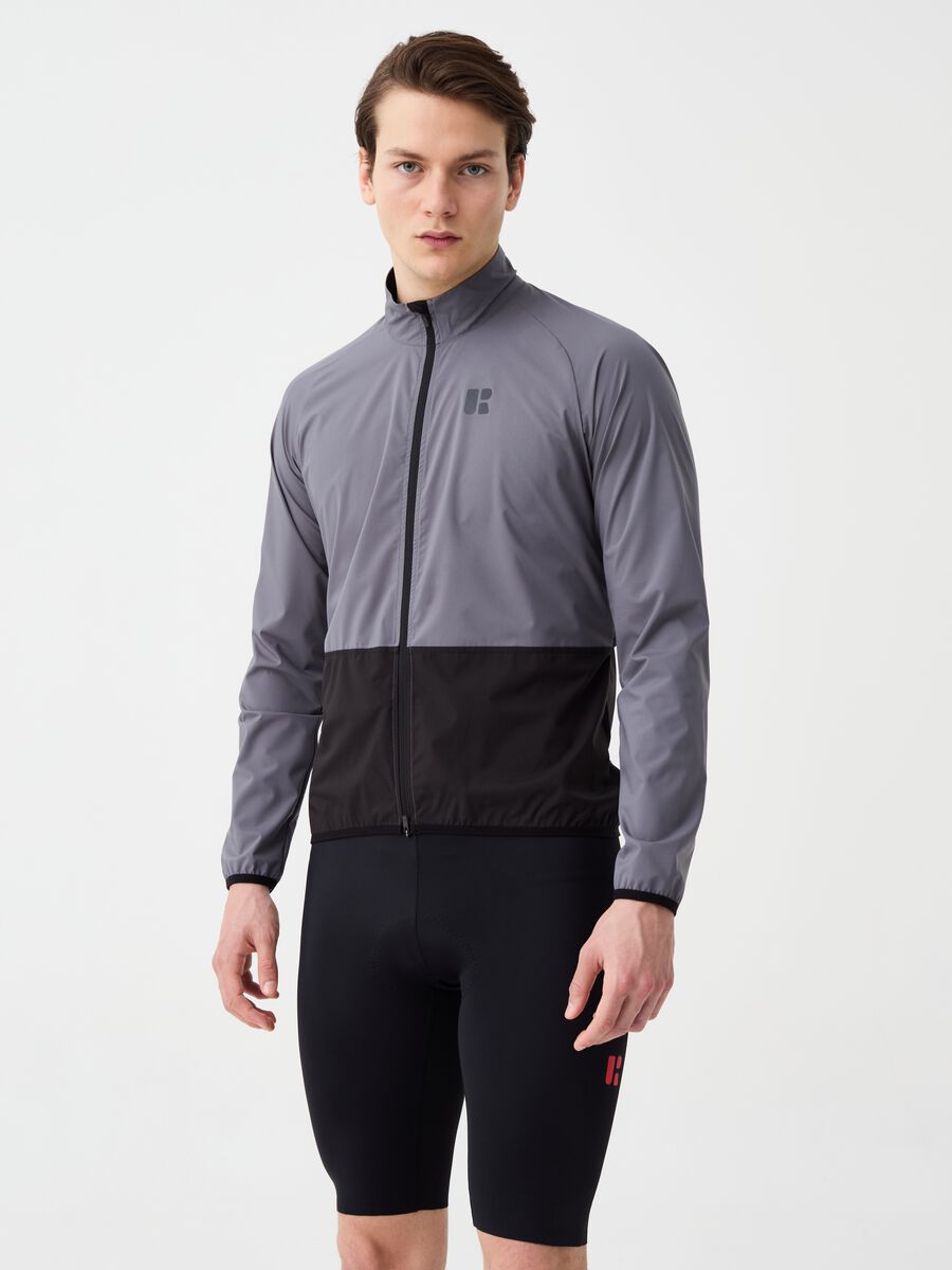Giacca a vento ciclista full-zip Urban Riders_2