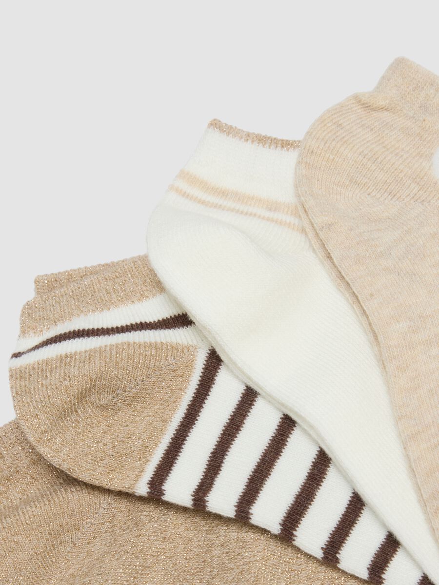 Multipack of organic cotton blend multicolour socks_1
