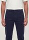 Blue pure cotton five-pocket trousers_4
