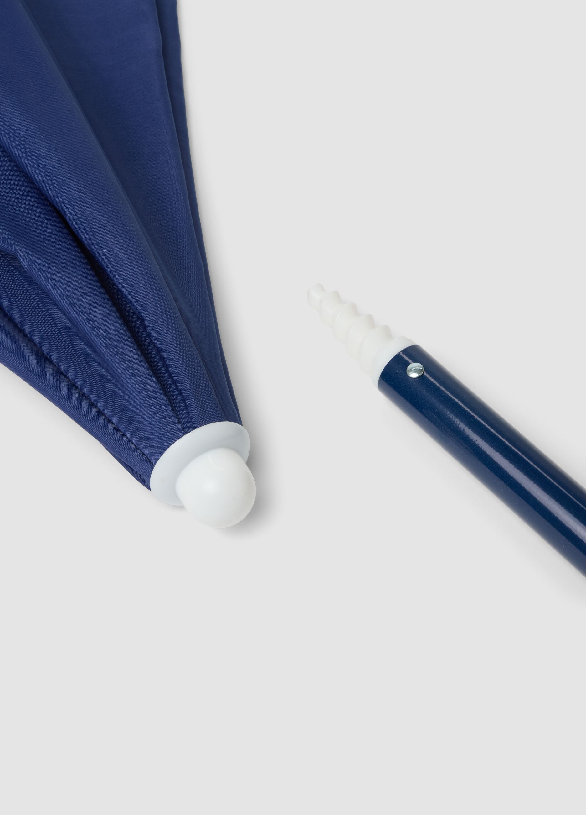 Blue parasol with carry case