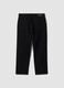 Schwarze Denim-Jeans aus reiner Baumwolle, Relaxed Fit_2