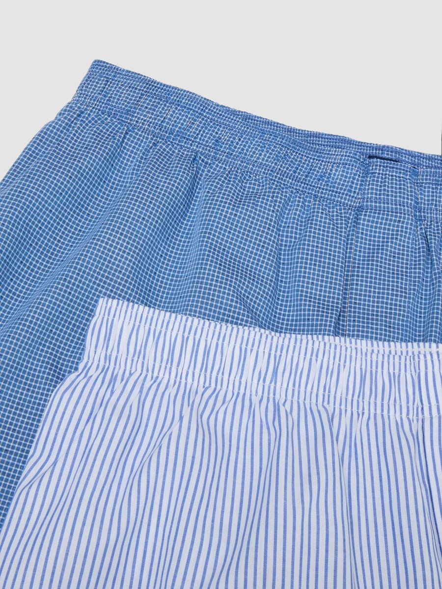 Pack de 2 boxers azuis em puro algod&atilde;o org&acirc;nico_1