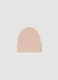Pink ribbed stretch-wool beanie_0
