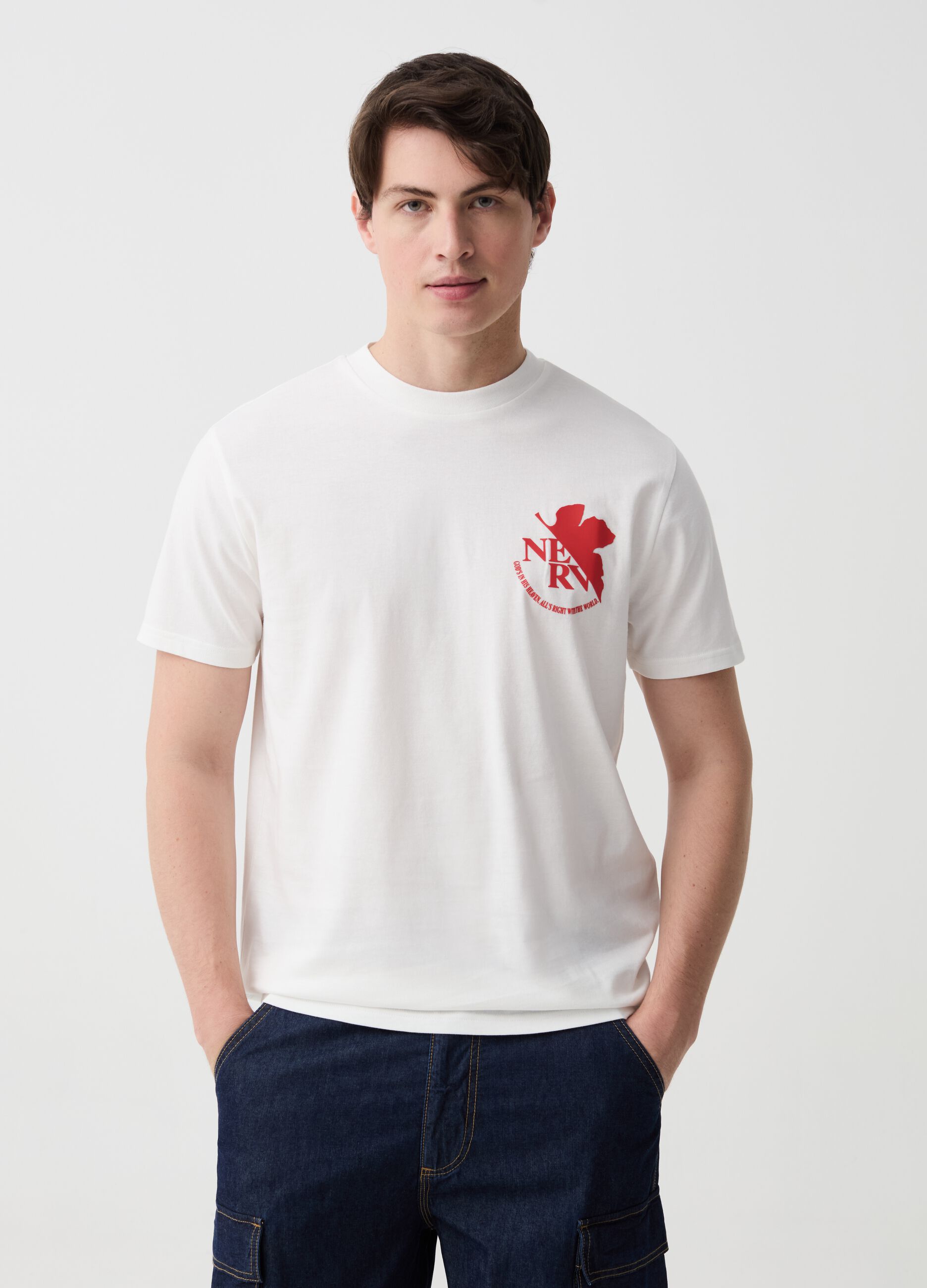 Camiseta estampado Evangelion