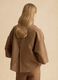 Chemise marron en lin et viscose m&eacute;lang&eacute;s_3
