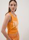 Top de al&ccedil;as em puro algod&atilde;o laranja ajuste regular com log&oacute;tipo Everlast_0