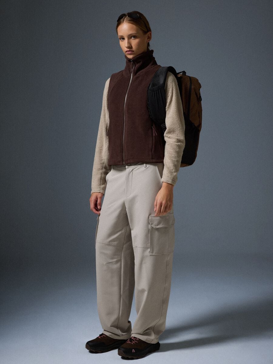 Full-Zip Fleece Gilet with 2-Way Stretch ALTAVIA WITH DEBORAH COMPAGNONI_0