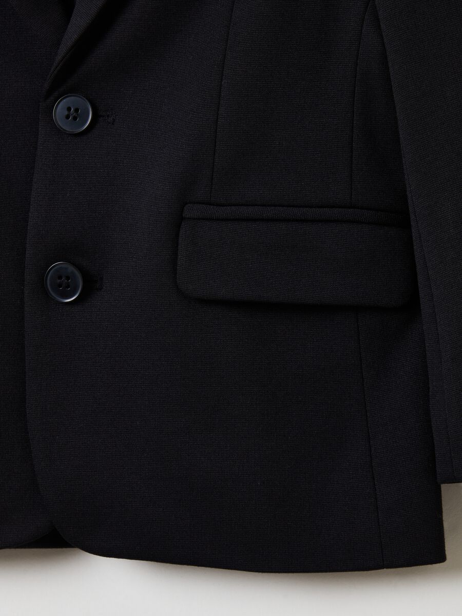 Single-breasted jacket with pockets_2
