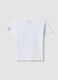 Girls' Pure Cotton White T-shirt Regular Fit with Print_1