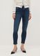 Mid-wash skinny-fit jeans in stretch cotton_1