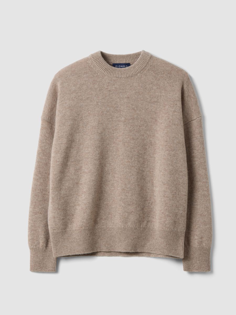 Beige pure cashmere oversized jumper_4