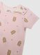 Pack de dois bodies rosa de algod&atilde;o puro para beb&eacute;s com estampas de ursinhos_2
