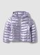 Ultralight Steppjacke in Violett mit Kapuze und Reissverschluss f&uuml;r M&auml;dchen_0