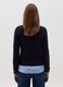 Ribbed cardigan with cable-knit design_3
