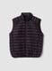 Red ultralight padded gilet with zip_4