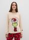 Multicolour Christmas regular fit pyjamas with Grinch print_1