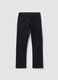 Boys&rsquo; black denim stretch-cotton jeans, regular fit_5