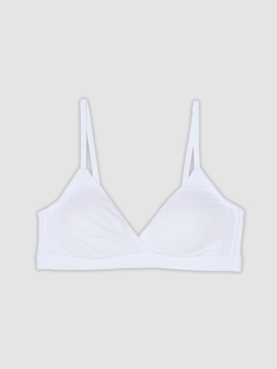 White organic cotton bra with removable padding_4