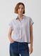 Striped linen-blend shirt_0