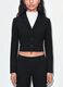 Blazer preto cropped em viscose el&aacute;stica com lapelas cl&aacute;ssicas, slim fit_2