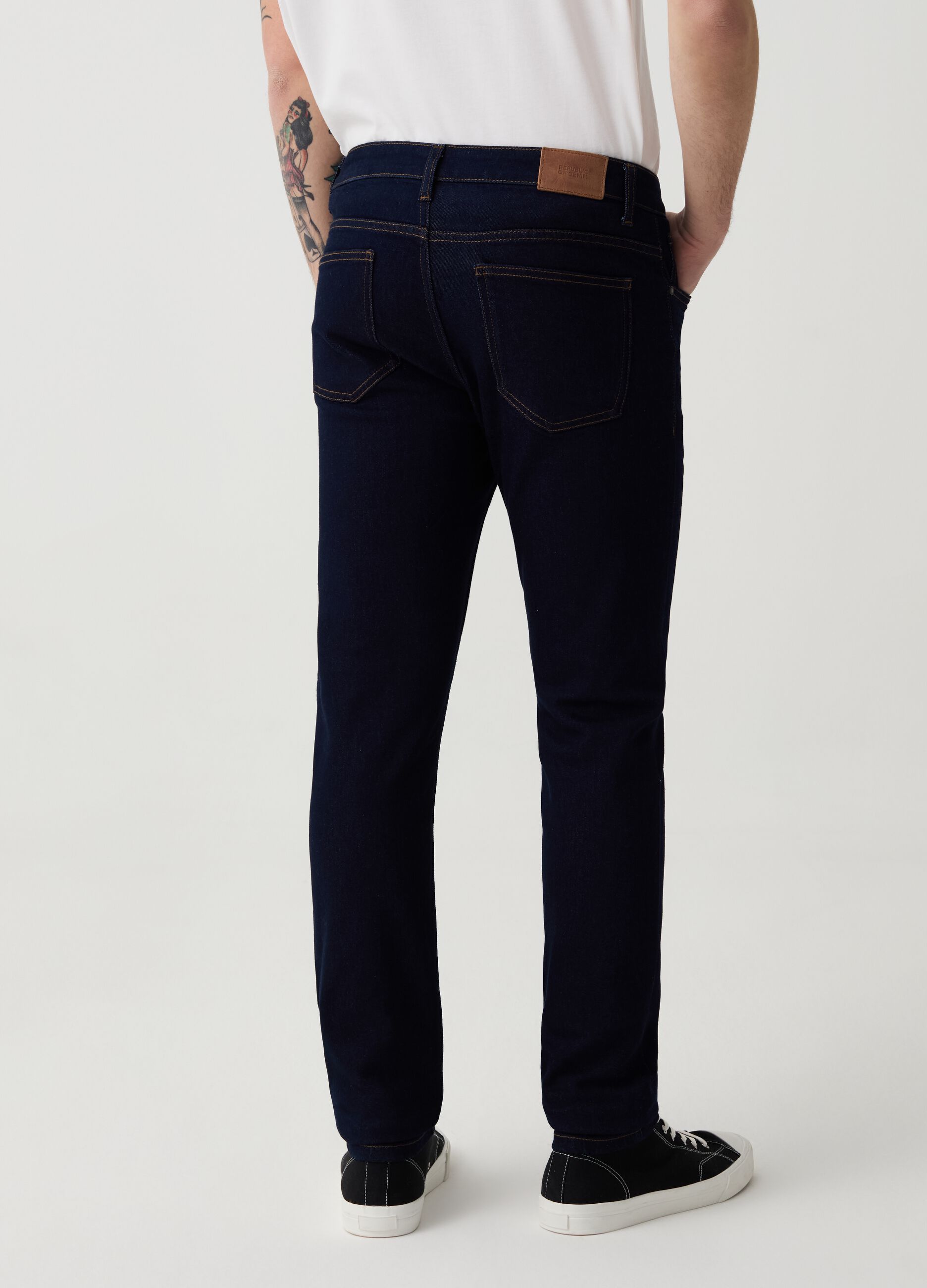 Jeans skinny fit in tessuto Coolmax®