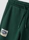 Green pure cotton joggers_2