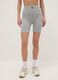 Grey Regular Fit Sports Shorts_1