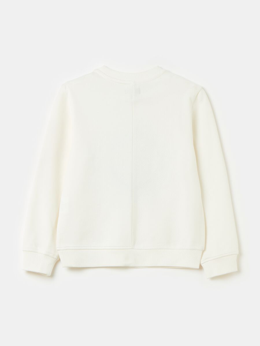 Cotton sweatshirt with nautical embroidery_1