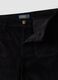 Schwarze Flared-Hose aus geripptem Stretch-Baumwoll-Modal_1