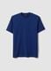 Blue Supima cotton crew-neck T-shirt, regular fit_4