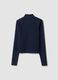 Blue fitted full-zip in stretch fabric ALTAVIA STUDIO_7