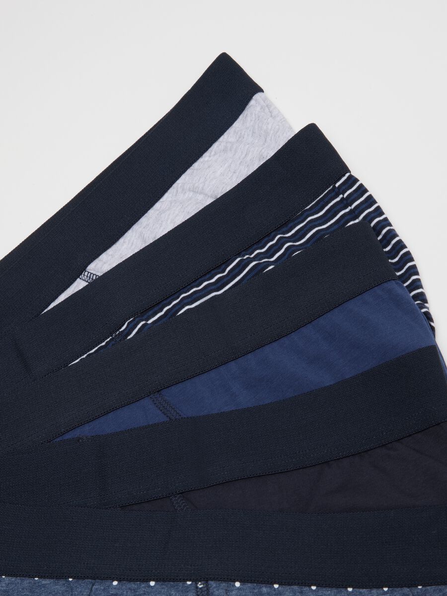 Multipack multicolour regular fit elasticated cotton briefs_5