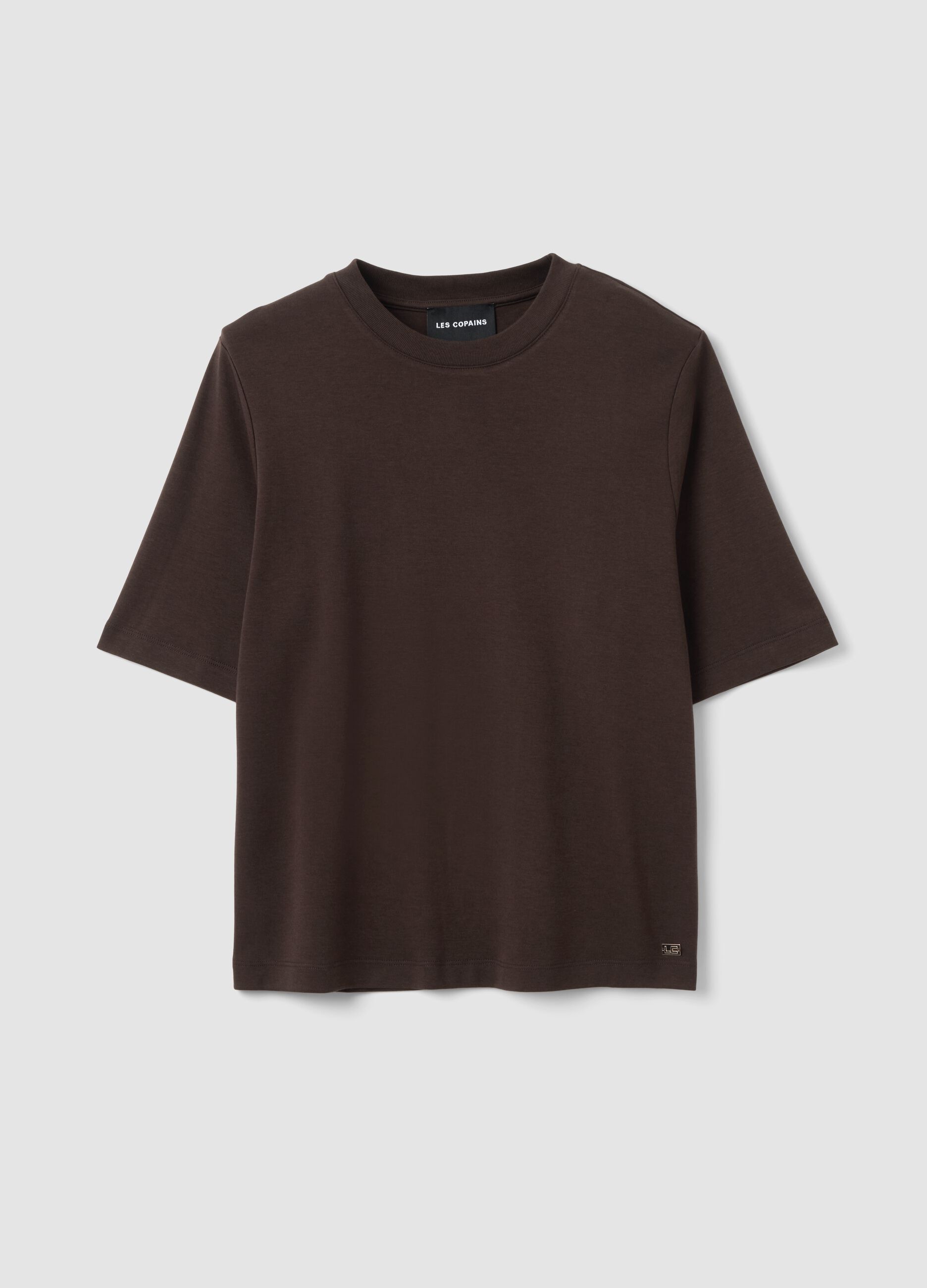 &Kappa;&alpha;&phi;έ T-shirt &sigma;&epsilon; boxy &gamma;&rho;&alpha;&mu;&mu;ή &alpha;&pi;ό &mu;ί&xi;&eta; &beta;&alpha;&mu;&beta;&alpha;&kappa;&iota;&omicron;ύ &kappa;&alpha;&iota; &beta;&iota;&sigma;&kappa;ό&zeta;&eta;&sigmaf;