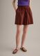 Brown pure cotton regular-fit shorts_1