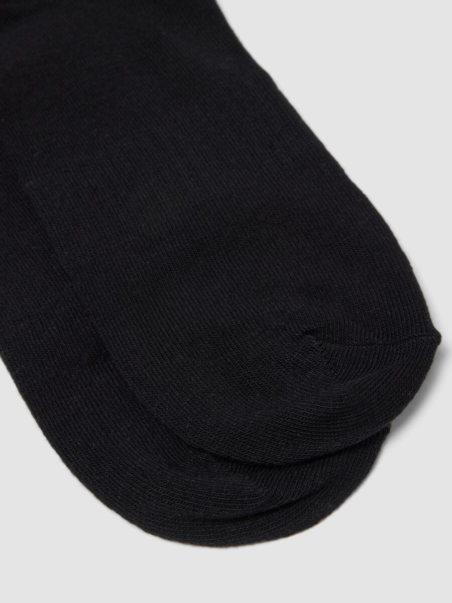 3er-Pack schwarze Sport-Kn&ouml;chelsocken aus Bio-Baumwolle_1