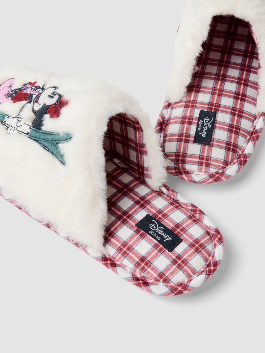 Pantofole rosa a quadri a tema Mickey & Friends_2