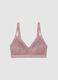 Pink Lace Bra with Removable Padding_4